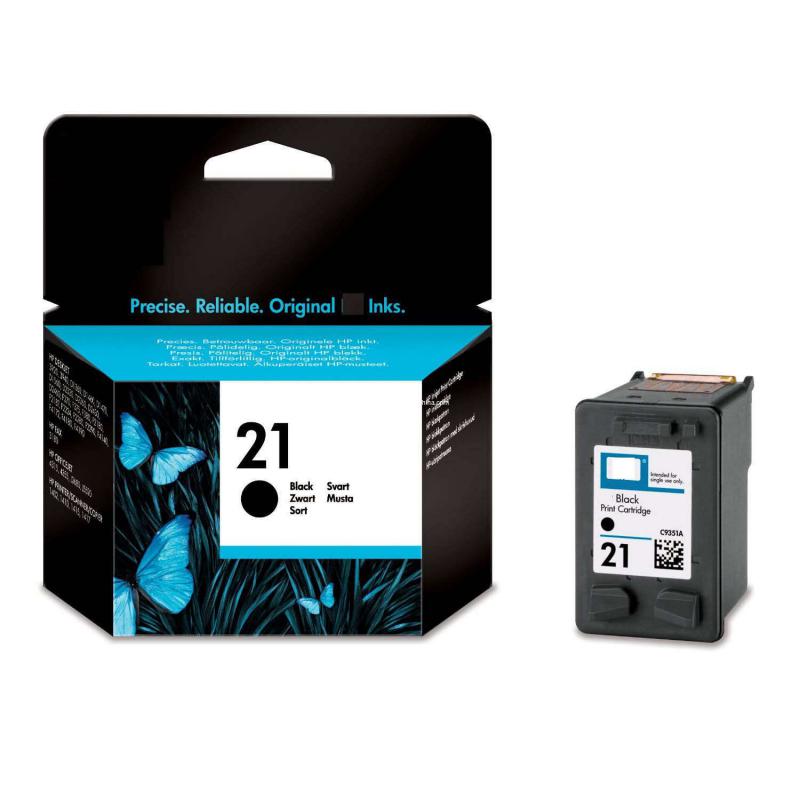 overlay_09ebf4a9afaec25c56406b744d926328.jpg Hp == 21 Black Inkjet Print Cartridge, Aprox. 150 Pag / 5% Acoperire (include ttv) - imagine 1