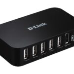 D-Link Hub USB, DUB-H7, 7 porturi, USB 2.0, adapter 5