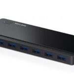 Hub USB TP-Link, UH700, 7 porturi, USB 3.0, adapter 12
