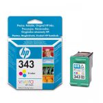 Hp == 343 Tri-Colour Inkjet Print Cartridge With Vivera Inks, 7 Ml, Aprox. 260 Pag / 15% Acoperire