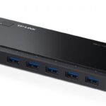 Hub USB TP-Link, UH720, 7 porturi USB 3.0, 2 porturi