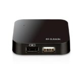 D-Link Hub USB, DUB-H4, 4 porturi, USB 2.0, adapter 5v,
