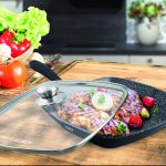 TIGAIE GRILL ALUMINIU + CAPAC 28 x 4.5 CM ,