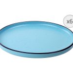 SET 6 FARFURII DESERT, CERAMICA 20 CM, ELECTRA, ART OF