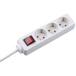 Prelungitor Bachmann SELLY 3xCEE7/3 PC, cu intrerupator, lungime cablu 1.5m,