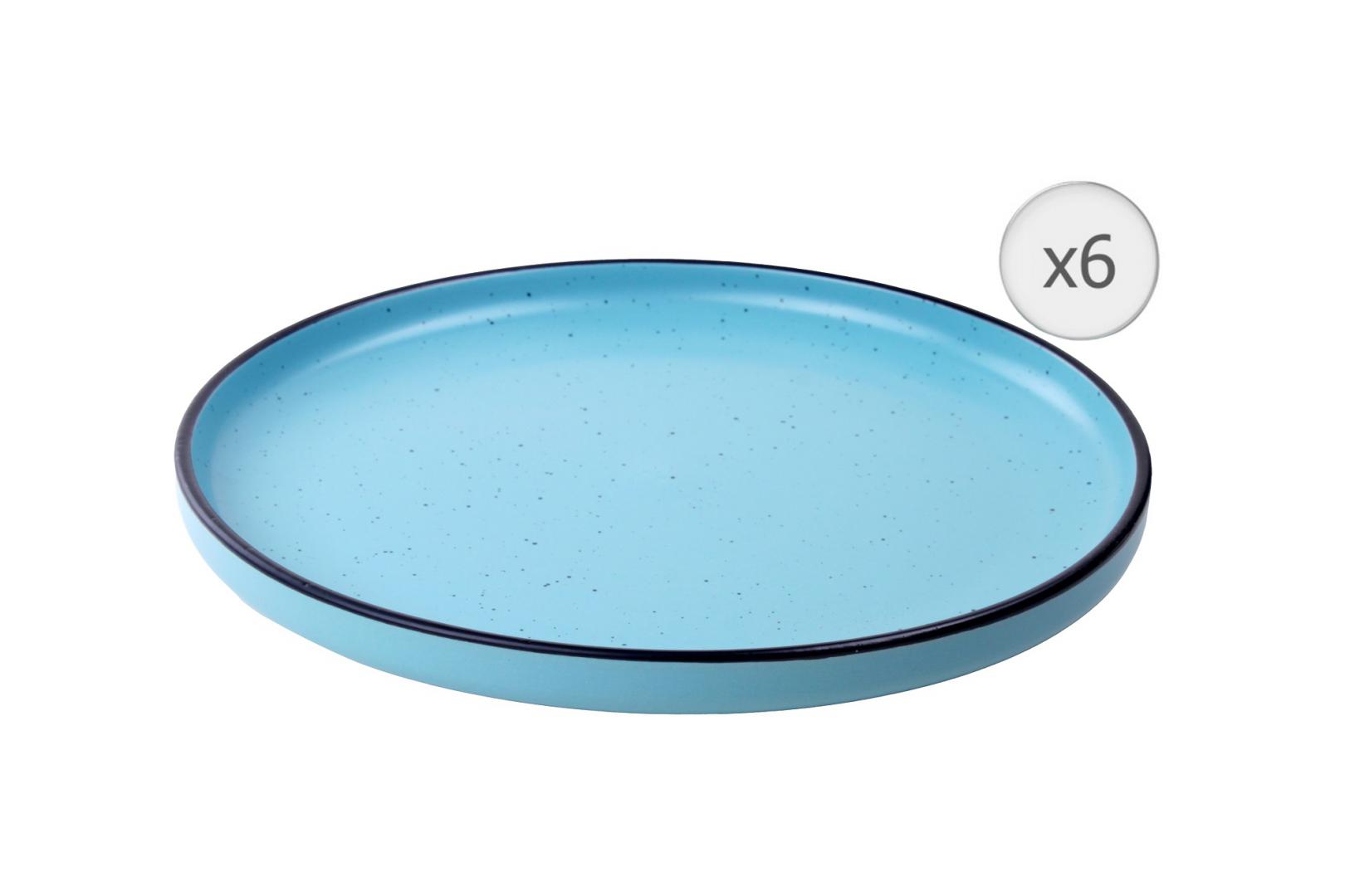 overlay_4258d506f00b4e939af18a63e3643a07.jpg SET 6 FARFURII INTINSE, CERAMICA 27 CM, ELECTRA, ART OF - imagine 1