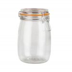 BORCAN DEPOZITARE STICLA CU CAPAC 1L, VANORA HOME