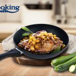 TIGAIE ALUMINIU WOK 30x8 CM , BLACK SAND, COOKING