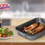 TAVA CUPTOR CU GRILL 39x29x6 CM, VANORA HOME