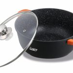 CRATITA ALUMINIU TURNAT+CAPAC, 20x8.5 cm, 2.3 L, DARK LINE, COOKING