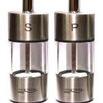 SET 2 RASNITE SARE & PIPER, INOX, 9 CM, ART