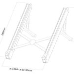Stand racire Laptop Neomounts by Newstar NSLS010