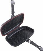 TIGAIE DUBLA DREPTUNGHIULARA, ALUMINIU,32x24x7.5cm, DARK LINE CLASSIC, COOKING  BY - imagine 6