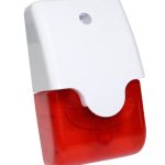 Sirena Piezo cu flash rosu, interior, carcasa alba ND-SI53.