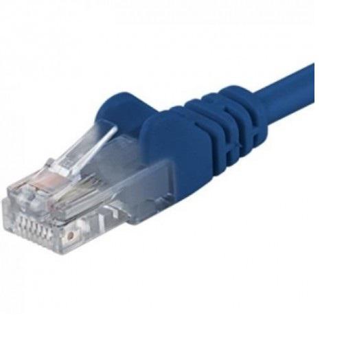 overlay_1ce256dad984fa3e21c8622bef43a455.jpg Patchcord UTP RJ45-RJ45 Cat.5e 0.5m albastru,UTP-5E-0.5-BL, pachcord din cupru - imagine 1