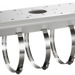 Suport de montaj pe stalp Hikvision DS-1275ZJ-SUS, material otel inoxidabil,