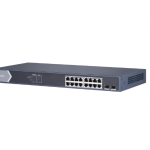 Switch Gigabit DS-3E1518P-SI, L2, 16-Port, PoE