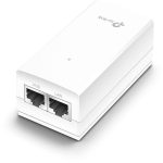 TP-Link, GB 24VDC PASSIVE POE ADAPTER, 2 x 10/100/1000Mbps RJ45