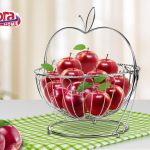 COS FRUCTE METALIC CU STAND, 30x29 CM,VANORA HOME