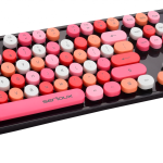 Kit tastatura + mouse Serioux Retro  9900RD, wireless 2.4GHz,