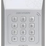 Cititor standalone cu tastatura si card de proximitate Hikvision, DS-