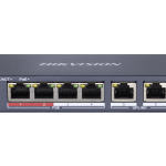 Switch Hikvision DS-3E0106P-E-M, Switching capacity 1.6 Gbps, 4 x 10/100Mbps