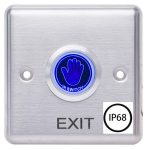 Buton de iesire cu infrarosu waterproof, incastrabil, ND-EB35, Iesire contact:NO/NC;