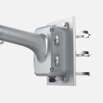 Suport montaj pe stalp pentru speed dome Hikvision DS-1604ZJ-BOX-POLE-P, material