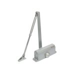 Amortizor hidraulic cu brat SA-6033AW-sv, argintiu; Pentru: usi cu greutatea