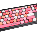 Kit tastatura + mouse Serioux Colourful 9920RD, wireless 2.4GHz, US