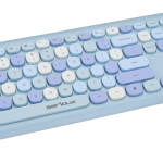 Kit tastatura + mouse Serioux Colourful 9920BL, wireless 2.4GHz, US
