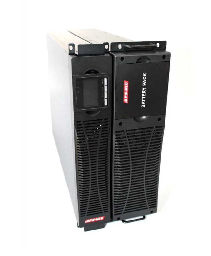 SPS MID6000RTI+MIDRT6-10KVAEBP 6KVA/6KW, 1phase in/1phase out, high frequency, PF1.0, rackmount and tower convertible, w/o battery