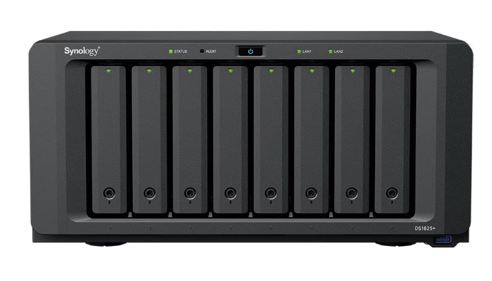Ecosistem independent de backup de tip NAS, integrabil in retele existente cu capacitate de 108Tb pe baza de arhitectura SYNOLOGY DS1825+