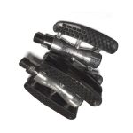 PEDALE PEGAS WP-940-1 ALUMINIU ERGONOMICE, NEGRU