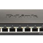 Switch D-Link DGS-1100-08PV2, 8 port, 10/100/1000 Mbps
