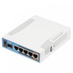 Mikrotik HAP AC office wireless device, RB962UIGS-5HACT2HNT; Dualconcurrent triple chain