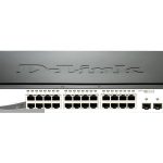 Switch D-Link DGS-1210-28P, 24 port, 10/100/1000 Mbps