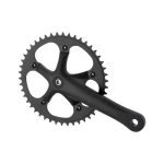 Angrenaj Pedalier PROWHEEL SOLID-244T 46T, 170mm Negru Matt