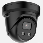 Camera supraveghere Hikvision IP turret DS-2CD2383G2-IU(2.8mm)BLACK, 8MP, culoare neagra, Acusens
