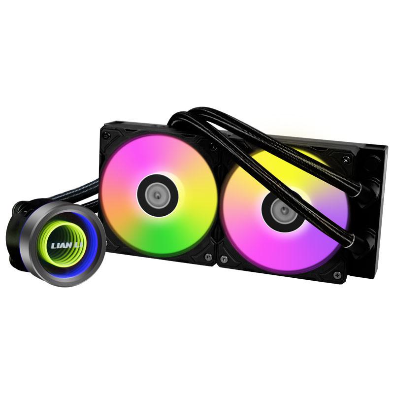 overlay_1eed3259de0b6ad364d6a39c3f76a37a.jpg Cooler Lian Li GALAHAD II 240 Trinity ARGB negru - imagine 1