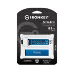 USB Flash Drive Kingston 128GB IronKey Keypad 200, USB 3.2 - imagine 4