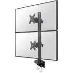 Suport Monitor de Birou Dublu, Neomounts by Newstar FPMA-D960DVBLACKPLUS, 17"
