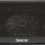 STAND LAPTOP SPACER SP-NC19 15.6", sita metal, fan 14cm, led