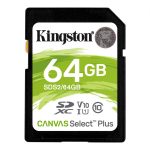 Card de Memorie SD Kingston Canvas Select Plus 64GB, Class