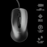 Mouse Trust Carve, USB Mouse, negru - imagine 3