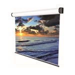 Ecran de proiecte electric, cu prindere in tavan/perete Sopar Professional,