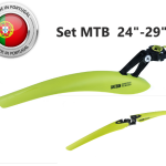 Set Aparatori Noroi LASALLE SPORTS OREGON Verde Lime 24"-29"