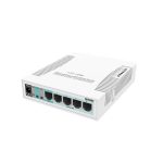 SWITCH MIKROTIK RB260GS, 5xLAN Gigabit, SFP cage, SMART, plastic case