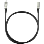 Cablu HyperX XLR, lungime 3m, T-M, diametru: 24 AWG, negru