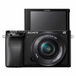 Kit SONY Alpha A6100 Mirrorless 24.2MP, ISO 32000 (Extins: 102400),